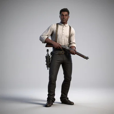 Mô hình 3D Lenny Summers (Red Dead Redemption 2) chi tiết sắc nét