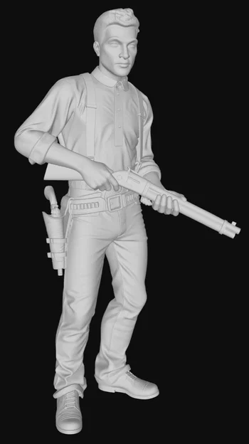 Mô hình 3D Lenny Summers (Red Dead Redemption 2) chi tiết sắc nét - Image 2