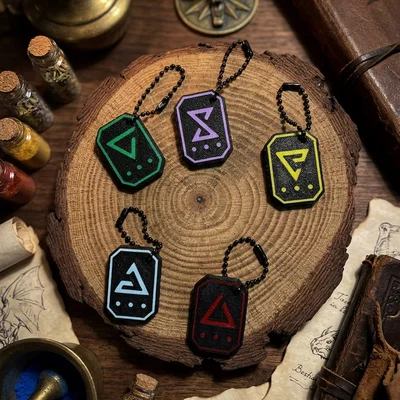 Bộ móc khóa các biểu tượng (Signs) The Witcher - Hỗ trợ MMU/NO MMU