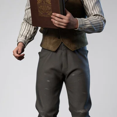 Mô hình 3D Leopold Strauss (Red Dead Redemption 2) chất lượng cao