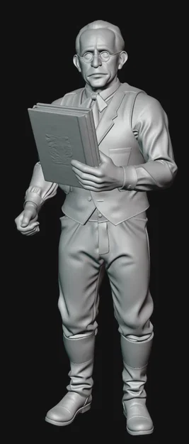 Mô hình 3D Leopold Strauss (Red Dead Redemption 2) chất lượng cao - Image 2