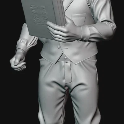 Mô hình 3D Leopold Strauss (Red Dead Redemption 2) chất lượng cao