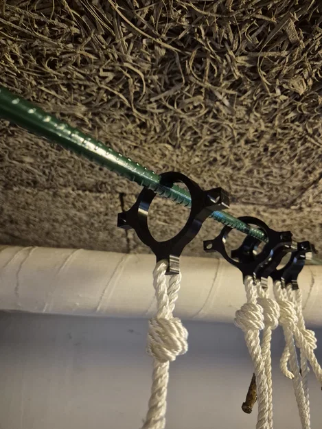 Khớp nối 3 hướng kèm khoen (3-way swivel with a split ring) - Image 2