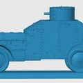 Mô hình in 3D xe bọc thép Mỹ thời Thế chiến I (WW1 Armored Car) - Thumbnail 3