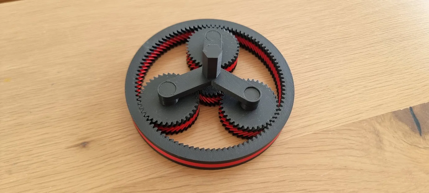 Planetary Fidget Spinner - Con quay bánh răng hành tinh - Image 1