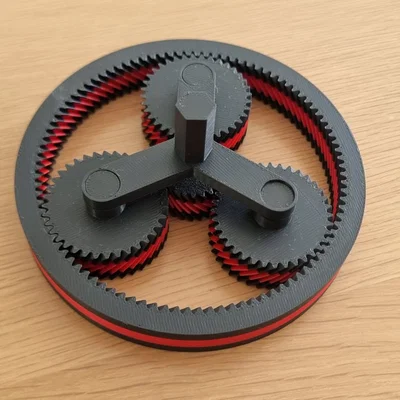 Planetary Fidget Spinner - Con quay bánh răng hành tinh