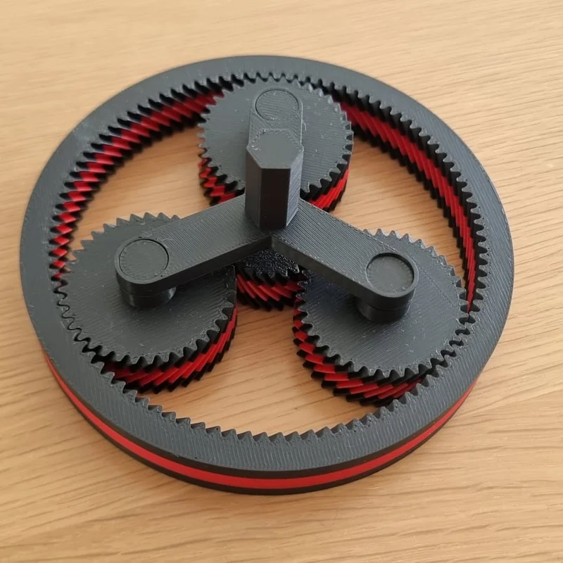 Planetary Fidget Spinner - Con quay bánh răng hành tinh
