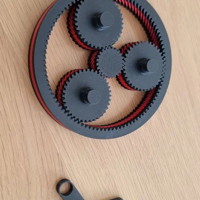 Planetary Fidget Spinner - Con quay bánh răng hành tinh