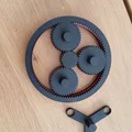 Planetary Fidget Spinner - Con quay bánh răng hành tinh - Thumbnail 4