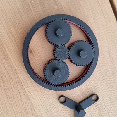 Planetary Fidget Spinner - Con quay bánh răng hành tinh