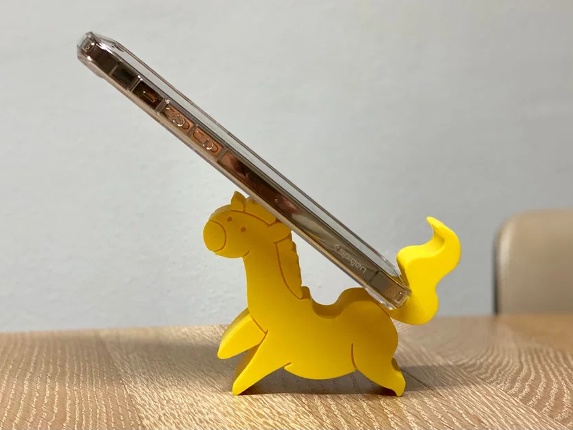 Giá đỡ điện thoại hình chú ngựa đáng yêu (3 góc độ) - Image 1