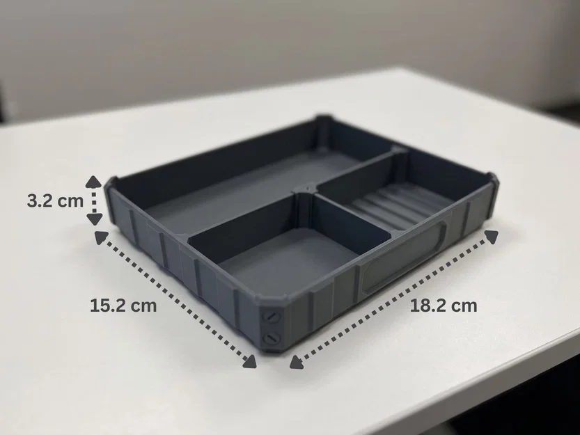 Khay chồng tầng phong cách hầm hố (Rugged Stackable Tray) - Image 2