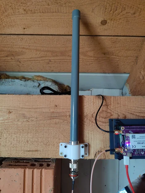 Giá treo ăng-ten 23mm cho hệ thống LoRaWAN (Fiberglass Antenna Holder) - Image 1