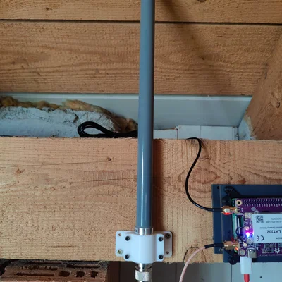Giá treo ăng-ten 23mm cho hệ thống LoRaWAN (Fiberglass Antenna Holder)