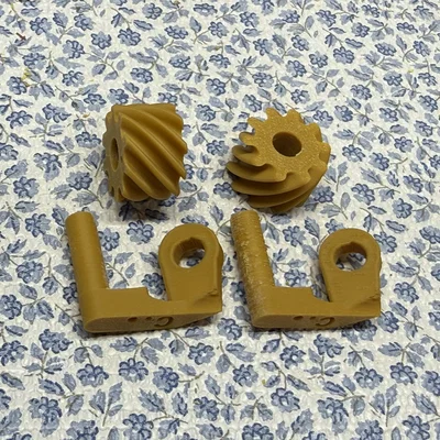 Mô hình Helix Gear Fidget - Đồ chơi bánh răng xoắn 3D giải trí