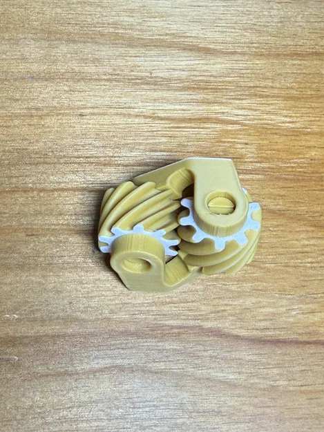 Mô hình Helix Gear Fidget - Đồ chơi bánh răng xoắn 3D giải trí - Image 3