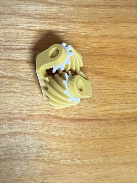 Mô hình Helix Gear Fidget - Đồ chơi bánh răng xoắn 3D giải trí - Image 4