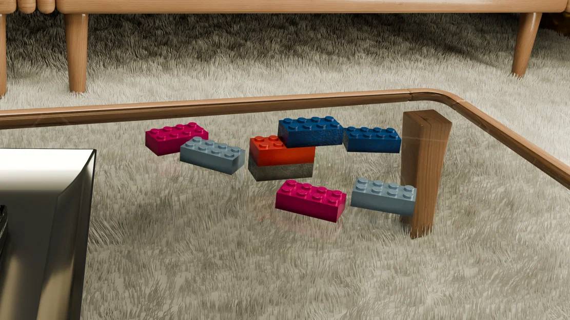 Gạch Lắp Ráp 2x4 – Khối Xây Dựng In 3D - Image 2