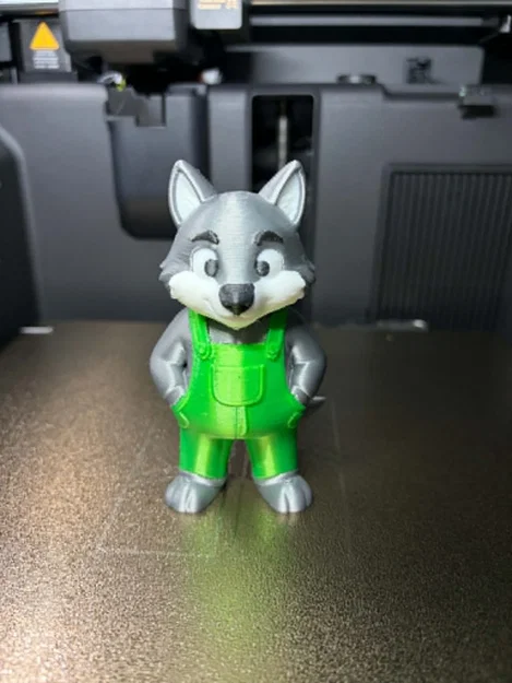 Gardener Wolf – Mô hình sói làm vườn đáng yêu để in 3D - Image 2