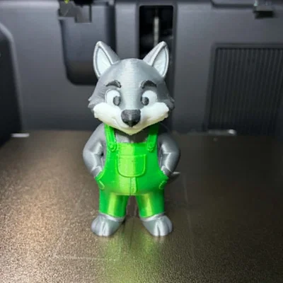Gardener Wolf – Mô hình sói làm vườn đáng yêu để in 3D