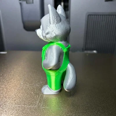 Gardener Wolf – Mô hình sói làm vườn đáng yêu để in 3D