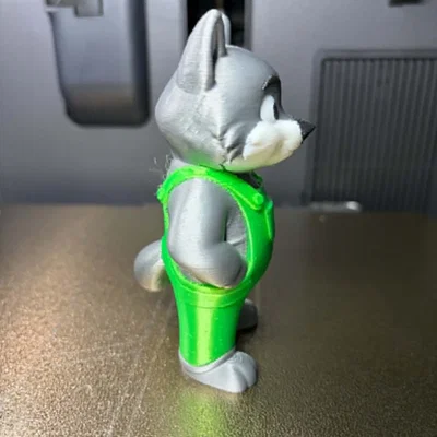 Gardener Wolf – Mô hình sói làm vườn đáng yêu để in 3D