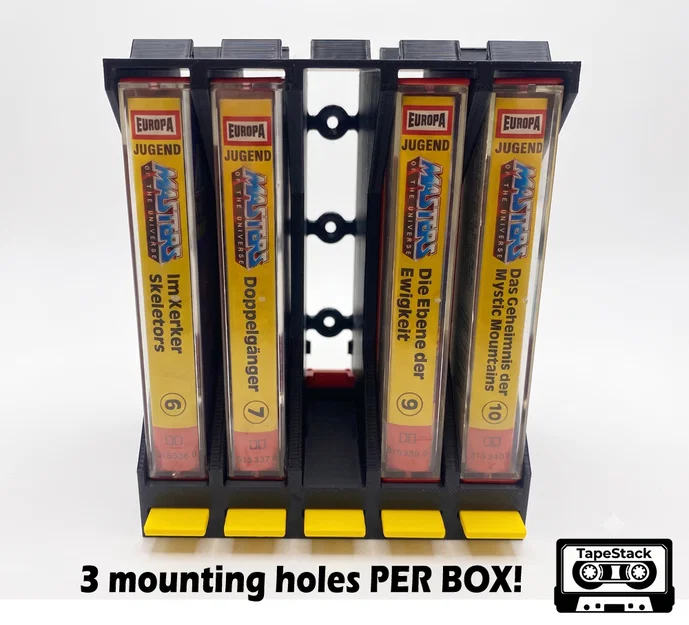TapeStack WALLMOUNT RACK - Giá treo băng cassette với cơ chế PUSH-TO-PICK cực đã - Image 2