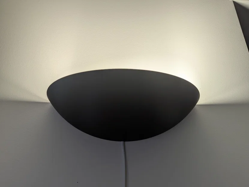 Đèn treo tường hình bán nguyệt (Halfmoon Wall Lamp) in 3D - Image 1