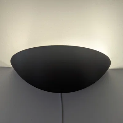 Đèn treo tường hình bán nguyệt (Halfmoon Wall Lamp) in 3D