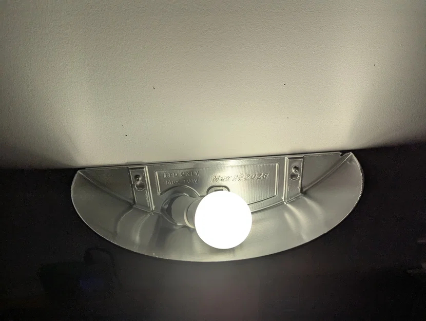 Đèn treo tường hình bán nguyệt (Halfmoon Wall Lamp) in 3D - Image 2