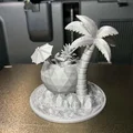 Mô hình in 3D: Khung cảnh thư giãn cùng quả dứa nhiệt đới - Thumbnail 5