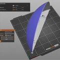 Đèn treo tường hình bán nguyệt (Halfmoon Wall Lamp) in 3D - Thumbnail 14