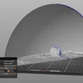 Đèn treo tường hình bán nguyệt (Halfmoon Wall Lamp) in 3D - Thumbnail 15