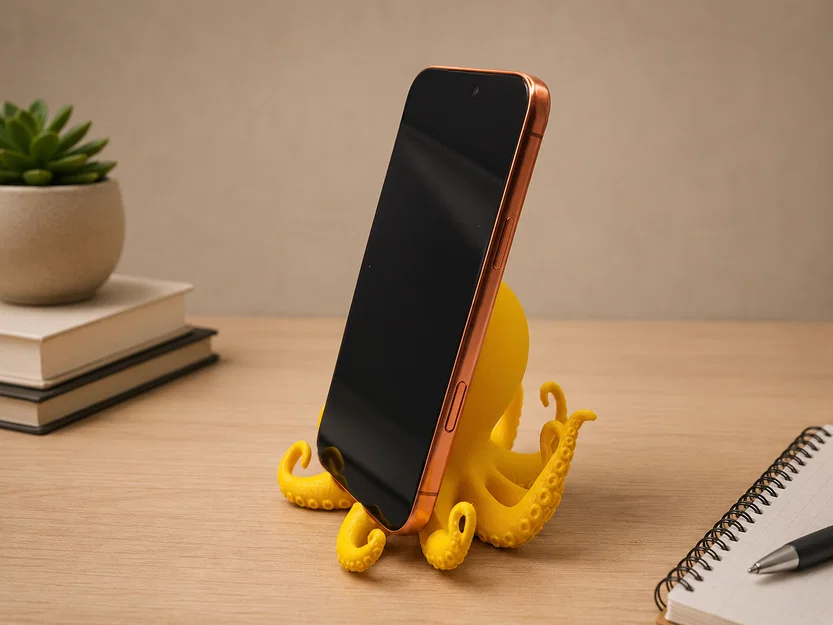 Đế giữ điện thoại hình bạch tuộc (Octopus Phone Stand) - Image 1
