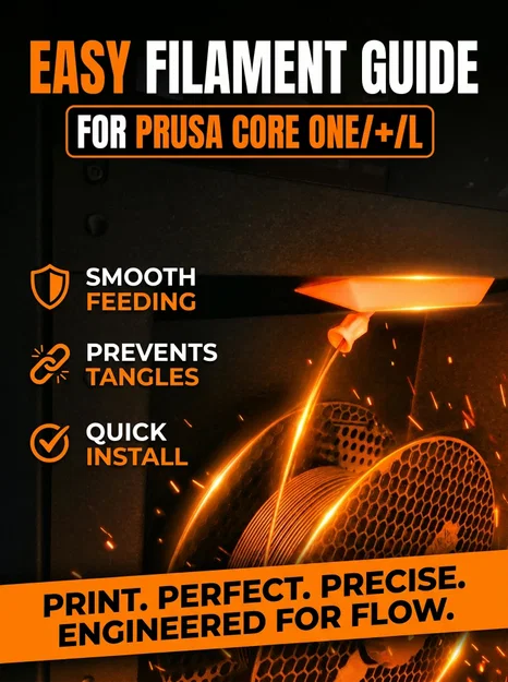 Bộ Dẫn Nhựa Chính Xác (Precise Filament Guide) cho Prusa Core One/+/L - Image 1