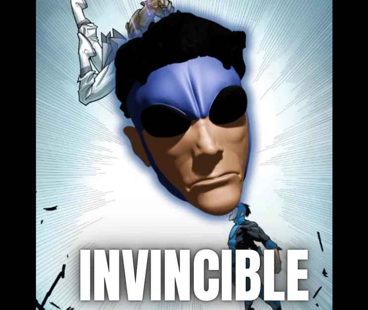 Mô hình đầu nhân vật Invincible (IMPROVED) dành cho figure - Image 1