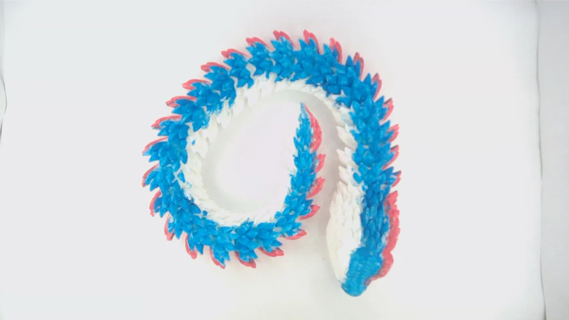 Mô hình rắn cử động (Articulated Snake) 3D dài 36cm siêu linh hoạt - Image 1