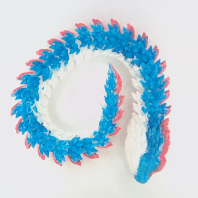 Mô hình rắn cử động (Articulated Snake) 3D dài 36cm siêu linh hoạt