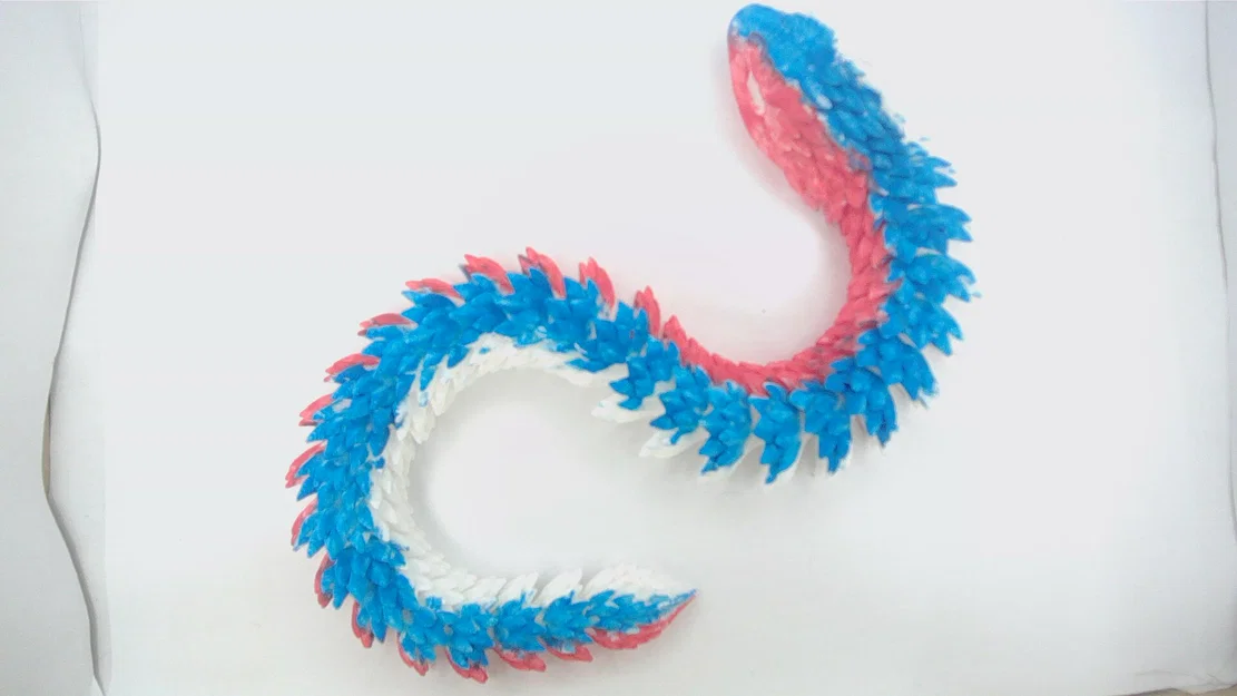 Mô hình rắn cử động (Articulated Snake) 3D dài 36cm siêu linh hoạt - Image 2
