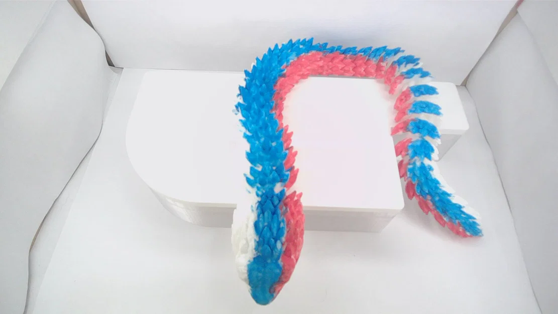 Mô hình rắn cử động (Articulated Snake) 3D dài 36cm siêu linh hoạt - Image 3