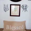 Tranh treo tường tối giản hình chó Great Dane – Decor hình dáng sang trọng - Thumbnail 2