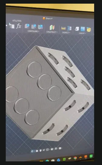 Mô hình xúc xắc Parametric Dice in 3D độc đáo - Image 1
