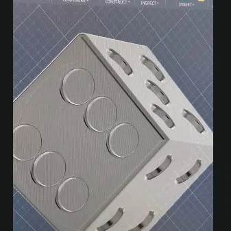 Mô hình xúc xắc Parametric Dice in 3D độc đáo