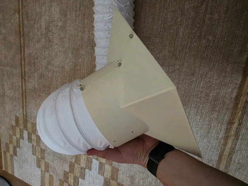 Phễu Lấy Gió Cho Máy Lạnh Di Động (Chuyển đổi 2 ống, 150mm) - Image 2