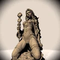 File STL Holy Priestess | Mô hình Nữ tu sĩ Fantasy | Figure nhựa chi tiết cao - Thumbnail 1