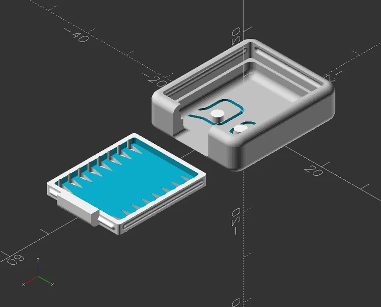 Vỏ bảo vệ 3D cho ESP32-C3 Supermini kèm nắp đậy - Image 3