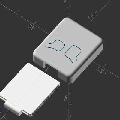 Vỏ bảo vệ 3D cho ESP32-C3 Supermini kèm nắp đậy