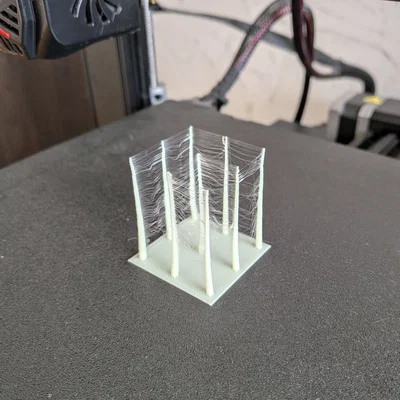 Mô hình test in 3D Stringing/Retraction giúp tinh chỉnh máy in