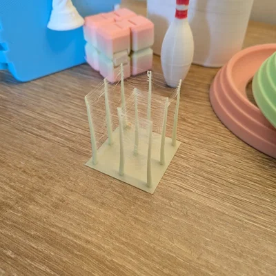 Mô hình test in 3D Stringing/Retraction giúp tinh chỉnh máy in