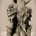 File STL Dragon Evoker Girl | Mô hình Dragonkin Fantasy Quyến Rũ | Tượng Resin Độ Chi Tiết Cao - Thumbnail 2